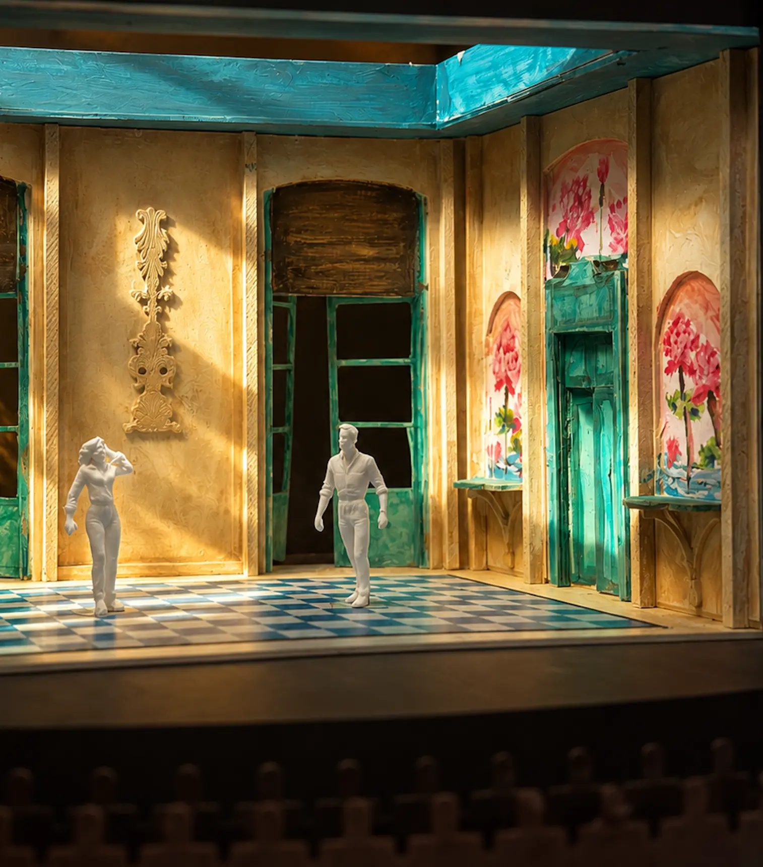 The Lotus Room — 1/4 inch scale theater set model