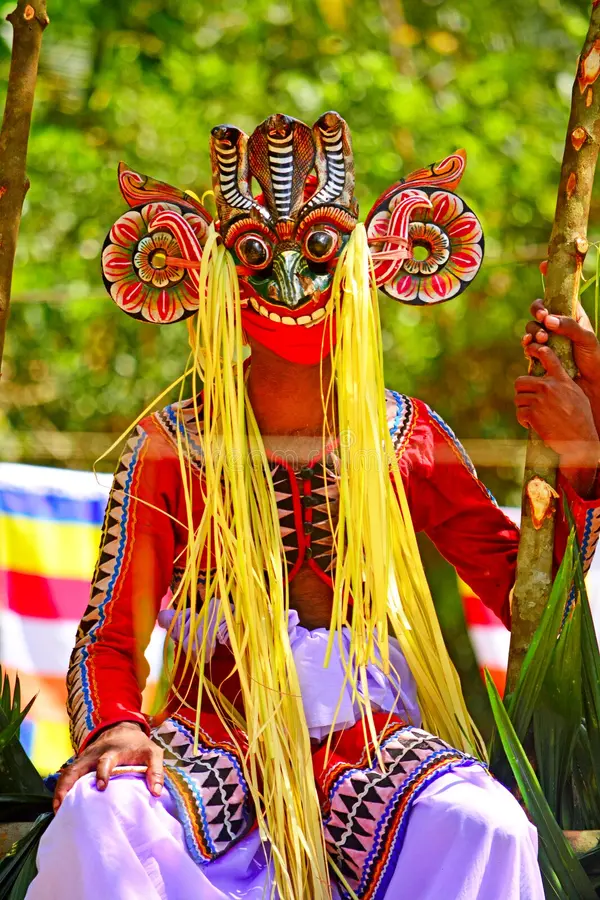 Naga Raksha - cobra-crowned Yaka mask