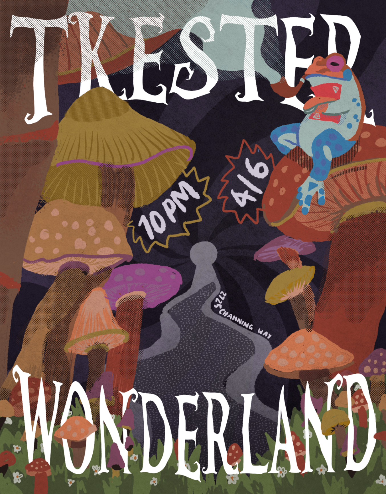 Tkested Wonderland - event poster