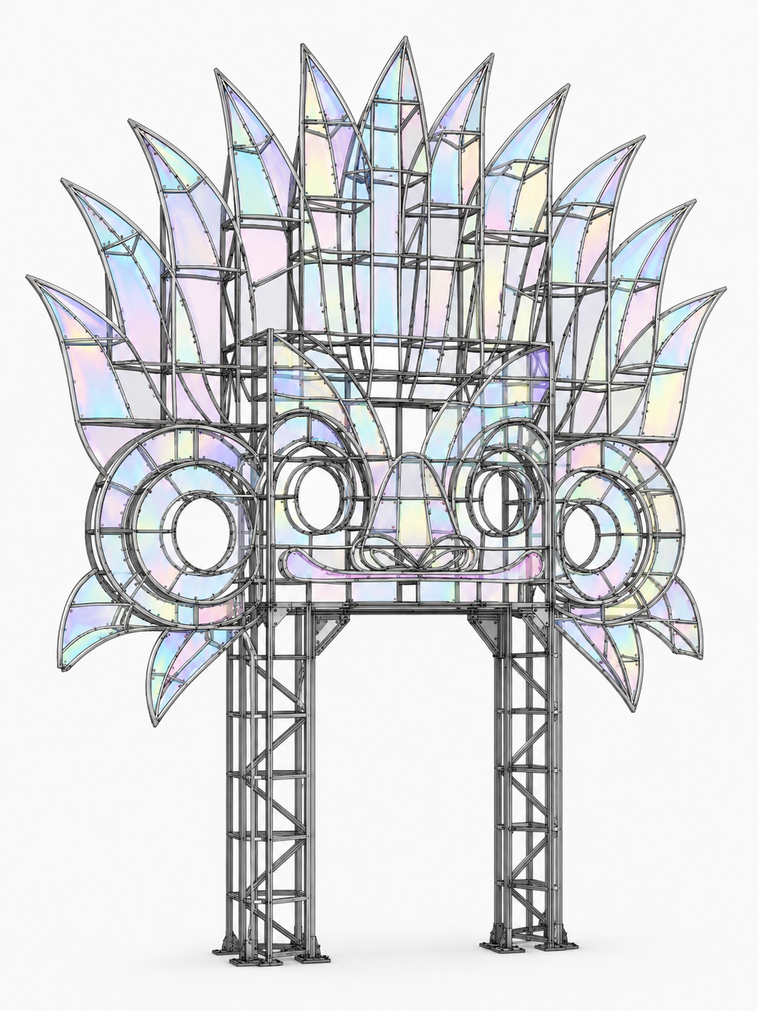 Wireframe model - structural study
