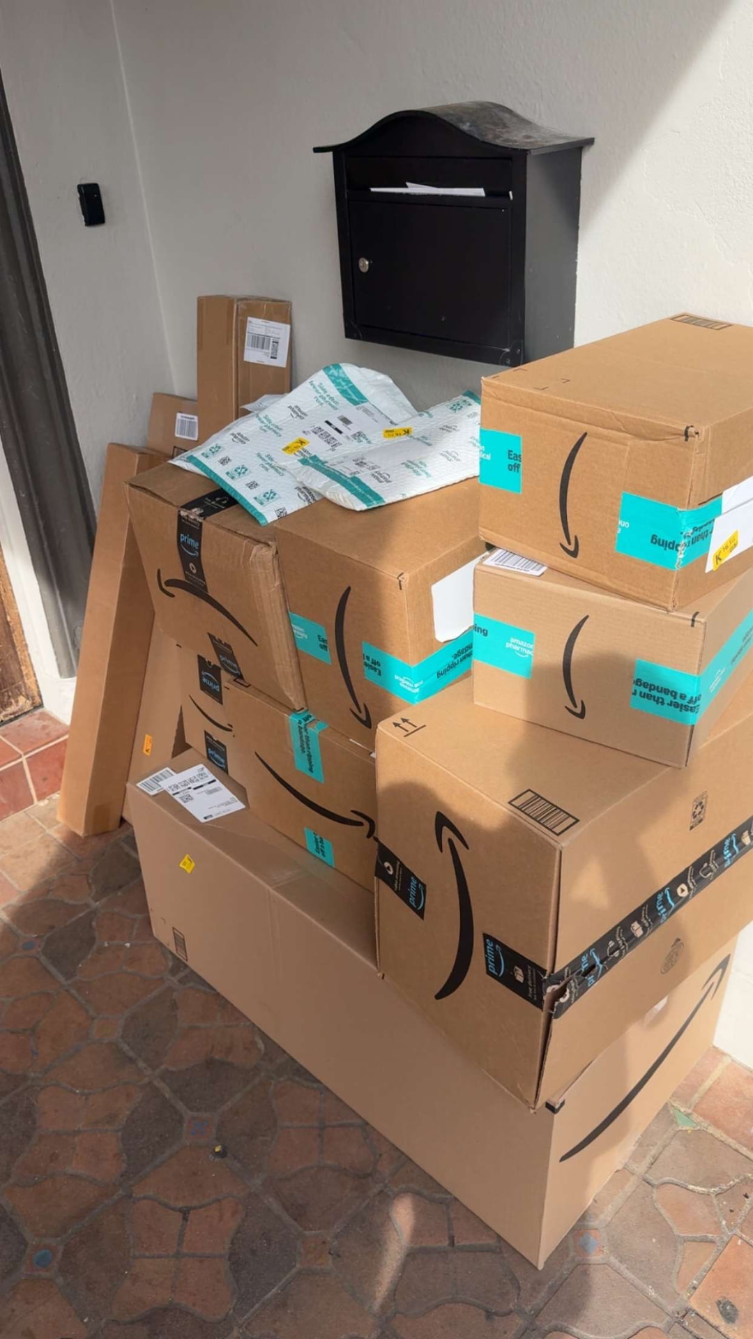 Supplies arriving