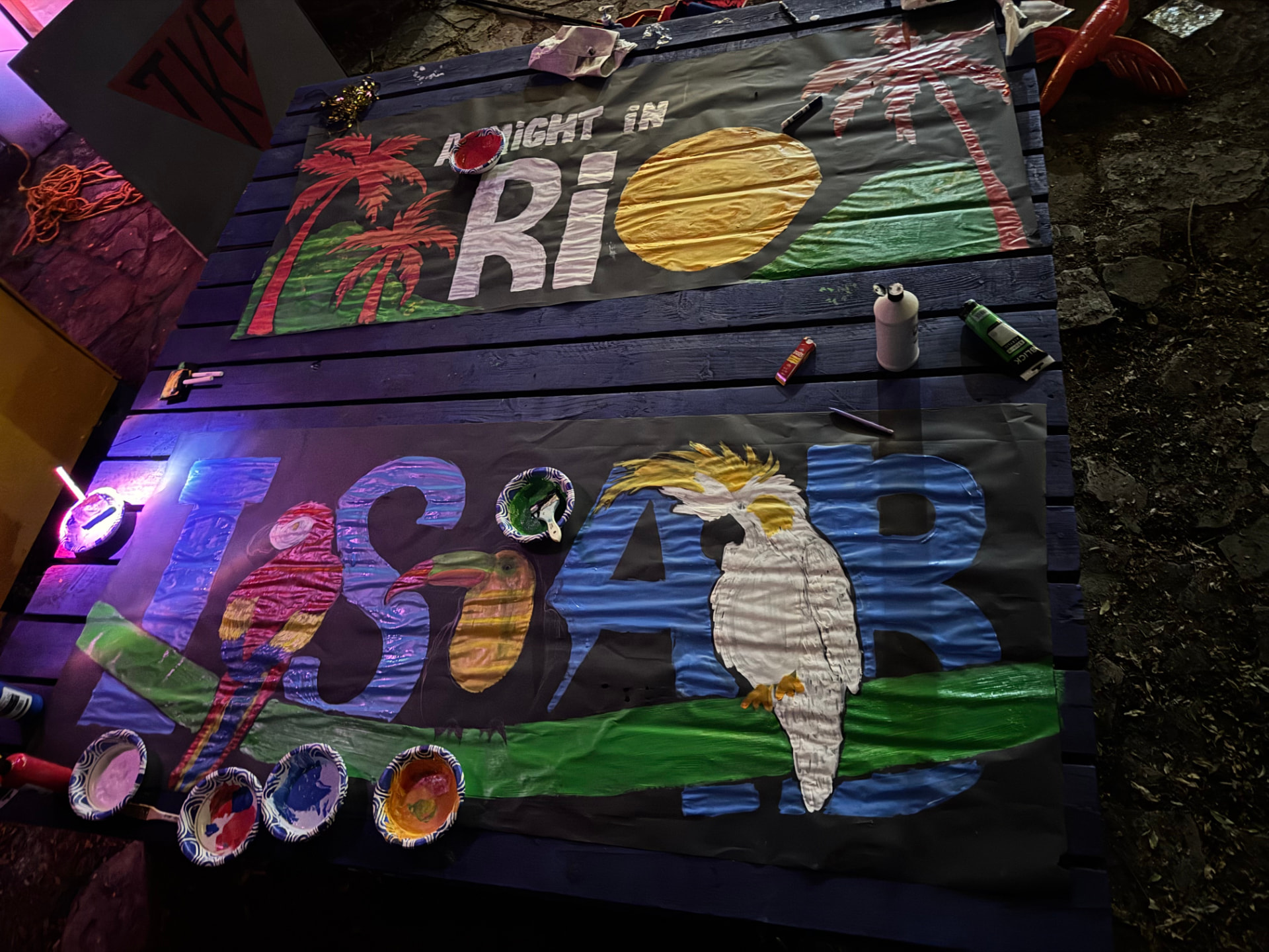 Hand-painted signage